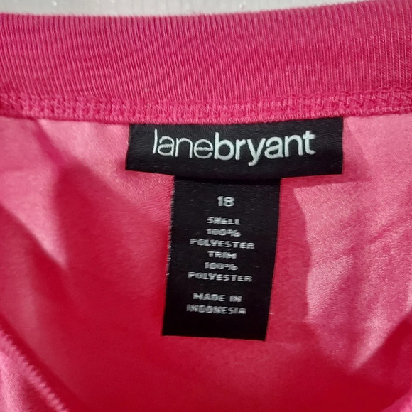 Lane Bryant Pink and Purple Ombre Tank Top Dress with Pockets in Size 18 - Picture 2 of 8